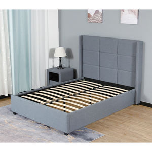 <span class=keywords><strong>2025</strong></span> двухспальная кровать с высоким дизайном, Деревянные Каркасы для кровати размера «Queen-Size» в скандинавском стиле с изголовьем кровати - Product Image 1