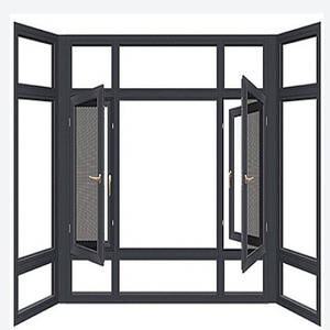 Fabrieks Directe Aluminiumlegering Ramen, Nieuwe Stijl Openslaande Ramen - Product Image 2