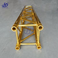 Estructura de Aluminio Dorada, Resistente y Ligera, para Escenarios de Eventos y Exposiciones, Certificación CE, Tamaños Personalizados Disponibles