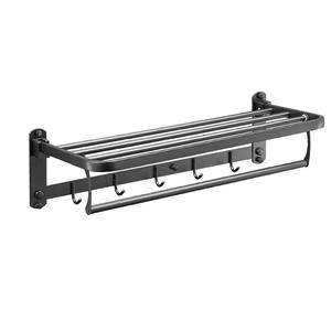 <span class=keywords><strong>Toallero</strong></span> Móvil Económico de <span class=keywords><strong>Acero</strong></span> <span class=keywords><strong>Inoxidable</strong></span> 304, <span class=keywords><strong>Toallero</strong></span> Plegable Negro para Hotel con Ganchos - Product Image 6