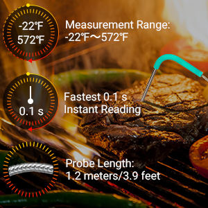 <span class=keywords><strong>Thermomètre</strong></span> à viande <span class=keywords><strong>INKBIRD</strong></span> <span class=keywords><strong>IBT</strong></span>-24S <span class=keywords><strong>Thermomètre</strong></span> de barbecue Bluetooth <span class=keywords><strong>Thermomètre</strong></span> sans fil mis à jour <span class=keywords><strong>IBT</strong></span>-<span class=keywords><strong>4XS</strong></span> - Product Image 4