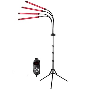 Dispositivo de Terapia de Luz Roja Ajustable de 4 Cabezas, 660nm 850nm, Doble Longitud de Onda, Soporte Ajustable para Ejercicio Corporal y Rehabilitación - Product Image 4