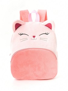 Sacs d'école pour enfants, sac en peluche mignon de dessin animé, mochila con peluche, sac à dos en peluche animal, sac à dos en peluche grande capacité pour étudiants - Product Image 1