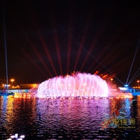 Espectáculo de Fuentes de Agua Danzantes con Luces DMX512 Coloridas para Decoración, Proyecto de Temporada en Riad, Arabia Saudita