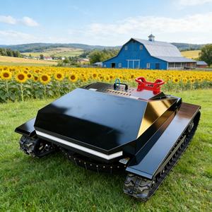 360 graden draaibare draagbare onkruidtrimmer op afstand bestuurbare benzine aangedreven grasmaaier voor tuinen, boomgaarden en landschapsarchitectuur - Product Image 1