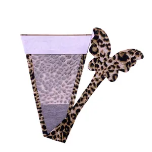 String Sexy imprimé léopard pour femmes, culotte tanga trois formes, sans couture, String en C, collant, sans bretelles, nouvelle collection
