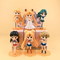 9 Estilos de Figuras de Anime de Sailor Moon, Tsukino Usagi, Caja Misteriosa Sorpresa, Juguete Coleccionable, Gachapon, Caja de Huevos, Premios de Juego, Juguetes