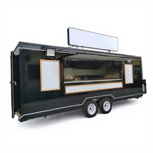 Camion de restauration mobile, machines à snacks, pizza, chariot alimentaire motorisé à 4 roues en acier inoxydable, à vendre à prix avantageux - Product Image 1