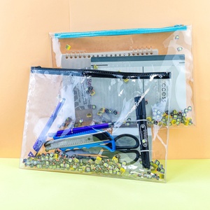 תיק pvc עבור מחשבים ניידים a4, תיק אחסון שקוף עם חתיכות צעצוע, מסמך עמיד ומארגן נייר - Product Image 3