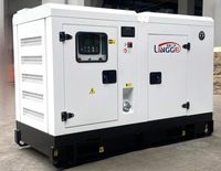 Generador Diésel de Reserva LINGGE de 20kw 30kw 40kw 50kw 25/30/40/50kva para Uso Doméstico, Insonorizado, con Motor Isuzu