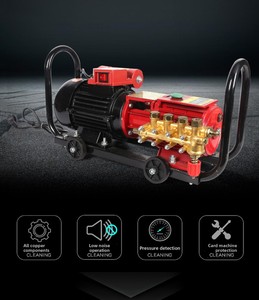 220V industriel haute pression eau dégraissant eau froide nettoyage moteur moteur carburant électrique pour lavage de voiture magasin processus de nettoyage - Product Image 2