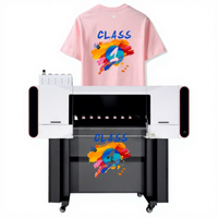 Imprimante DTF 60 cm 4 têtes pour I3200/DX7/XP600 avec machine à secouer la poudre pour l'impression d'étiquettes, de t-shirts et de sacs en tissu
