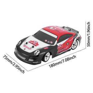 Voitures télécommandées XUEREN WLtoys <span class=keywords><strong>K969</strong></span> 1/28 2.4G 4WD 30Km/h haute vitesse, jouet de course électrique télécommandé 4 canaux, voiture de drift, cadeaux - Product Image 3