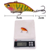 Vib spoon – leurre de pêche swimbait, leurre à manivelle sans lèvre, 5cm/15g