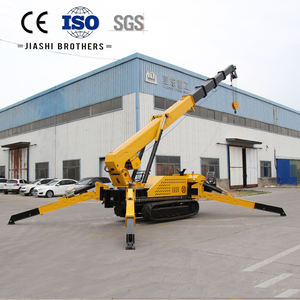 חדש 5t טלסקופי בום חשמלי הידראולי העכביש נייד 5t להרים 65 מ 'גובה גובה הרמה אלחוטית שלט רחוק - Product Image 4