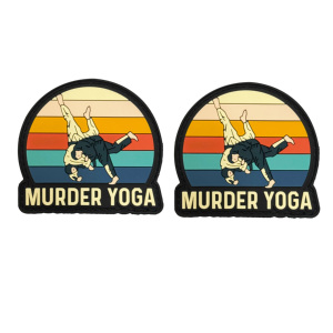 Dedicated Assembler Custom Shaped 2D Soft Rubber PVC 3D Sewn on Flower Apparel Tag Patch - Product Image 1