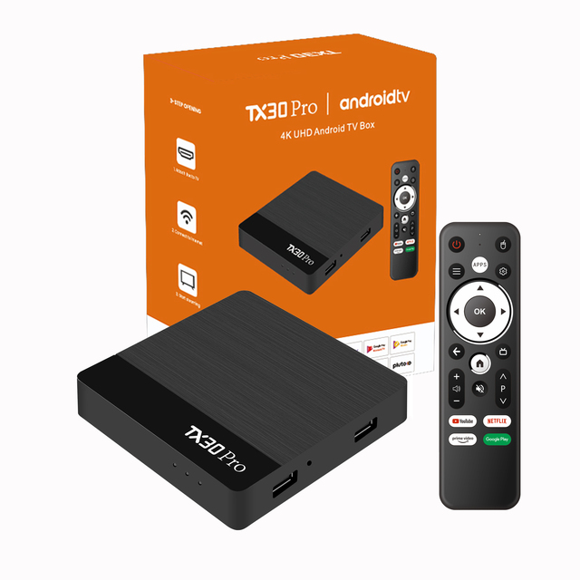 Hot Sale in Bangladesh TX30 Pro Toffee HD Streamz Android 15.0 TV Box With Voice Control Remote
