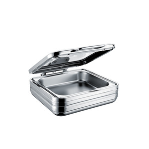 2024, venta al por mayor, 5 estrellas, hotel, <span class=keywords><strong>restaurante</strong></span>, plato de cocina, calentador de comida, buffet de frotamiento, equipo de plata de acero inoxidable, plato de frotamiento - Product Image 4