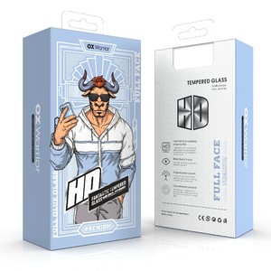 ฟิล์มกระจกนิรภัยแบบโค้งเต็มจอ 9H 2.5D บางเฉียบ ป้องกันการแตก สำหรับโทรศัพท์มือถือ - Product Image 1