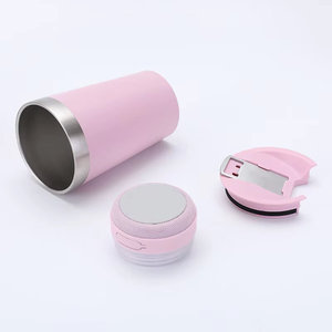 Regalos más vendidos <span class=keywords><strong>para</strong></span> Mujeres Hombres 20oz Altavoz Bluetooth Vaso Botella de agua aislada de acero inoxidable - Product Image 5
