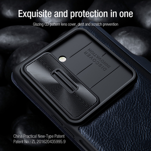 Nillkin <span class=keywords><strong>เคส</strong></span>โทรศัพท์สุดหรู, ฝาครอบหนังพร้อมฝาปิดกล้องแบบเลื่อนและที่ใส่ปากกา <span class=keywords><strong>S</strong></span> <span class=keywords><strong>เคส</strong></span>กันกระแทกสำหรับ Samsung Z พับ6 - Product Image 4