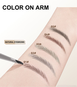 <span class=keywords><strong>Crayon</strong></span> à sourcils noir naturel imperméable <span class=keywords><strong>crayon</strong></span> à sourcils ultra-fin avec pinceau durable sans floraison maquillage rotatif - Product Image 2