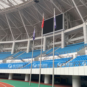 Système de levage de mât de drapeau à moteur électrique vertical pour la cérémonie d'ouverture et de clôture du gymnase du stade - Product Image 6