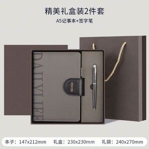 Ensemble cadeau de carnet de notes de luxe A5 personnalisé, avec impression UV et couleur personnalisée, pour la promotion - Product Image 2