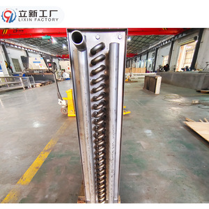 Intercambiador de calor de tubos de aluminio de la fábrica Lixin, resistente a la corrosión, refrigeración por agua para aire acondicionado - Product Image 1