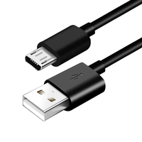 Micro Usb de tipo B 1,5 M 3M Cable de datos de carga de 2M