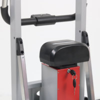 Chariot pliable EmssRobot Hopper pour cylindre de gaz, chariot à roulettes pour monter les escaliers, pompe hydraulique, chariot élévateur, outil de déménagement de meubles, chariot de courses