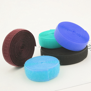 컬러 나일론 벨크로 의류 상자 포장 고접착 벨크로 버클 신발 자체 접착 버클 후크 표면 도매 - Product Image 4