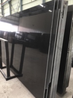 Bandes de granit noir Shanxi polies en gros à prix d'usine pour la décoration de luxe