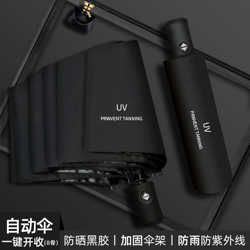 Parapluie automatique noir