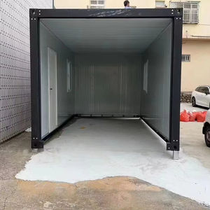 باب جراج كهربائي حديث 20 قدمًا/40 قدمًا سهل التركيب للمنزل أو الشقة مصنوع من ألواح الفولاذ والشطائر - Product Image 1