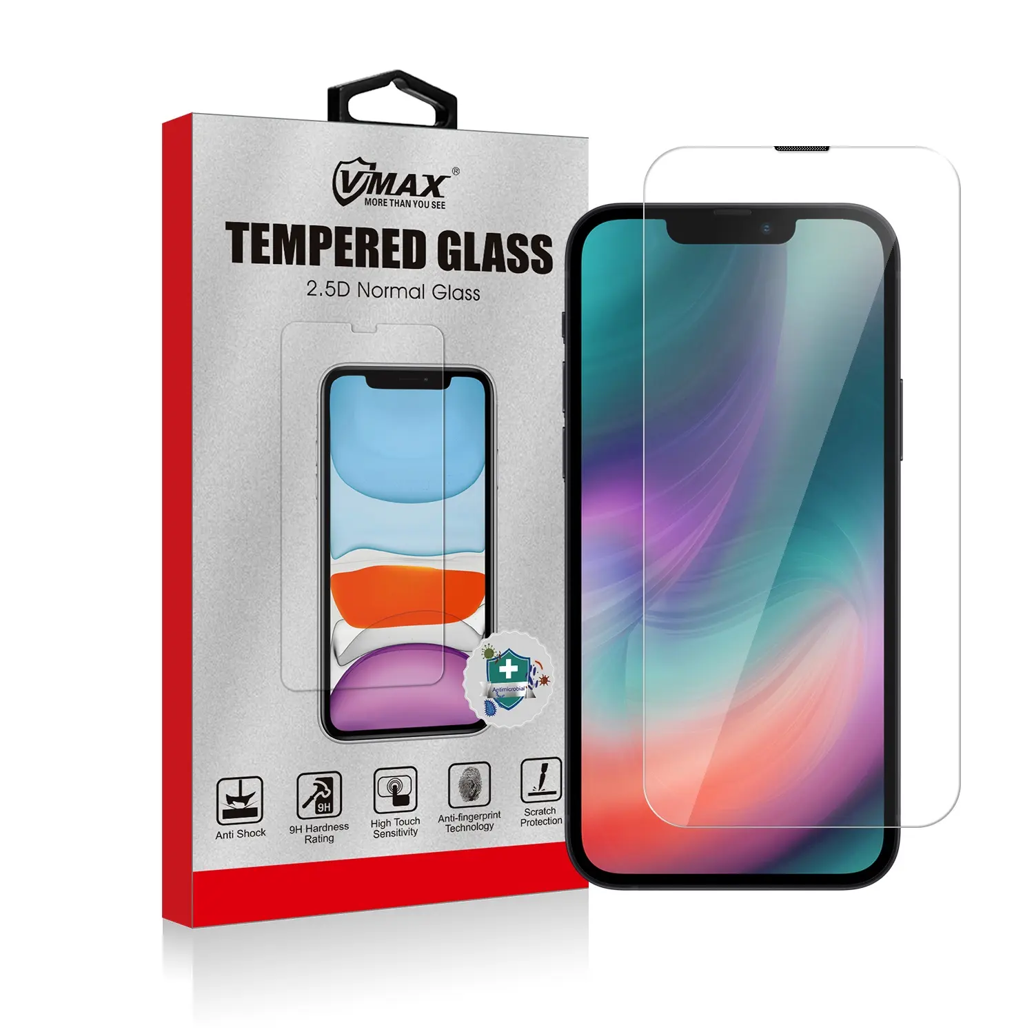2.5D Anti scratch Anti Fingerprint Dustproof Tempered Glass Screen Protector For iPhone 13 Pro Max 13 mini Screen Guard