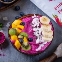 Poudre de fruit du dragon rouge lyophilisée en gros, poudre de pitaya naturelle sans additifs pour la production de boissons et d'aliments