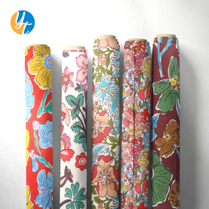 <span class=keywords><strong>Robe</strong></span> en tissu de coton bio à imprimé floral personnalisé, motif uni tissé, pour filles, impression numérique, accepte les commandes personnalisées - Product Image 1