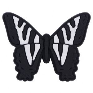 Breloques papillon en PVC mignonnes et très vendues pour la décoration <span class=keywords><strong>de</strong></span> <span class=keywords><strong>chaussures</strong></span>, en caoutchouc - Product Image 5