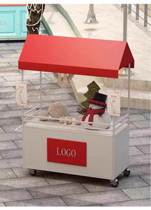 <span class=keywords><strong>Chariot</strong></span> à fleurs en acier inoxydable de style rustique européen |   <span class=keywords><strong>Chariot</strong></span> de <span class=keywords><strong>vente</strong></span> mobile pour marché nocturne, mariage et décoration de place publique - Product Image 3