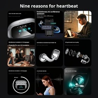 Casque Bluetooth OEM avec Fonction de Traduction Prise en Charge de 120 Langues Écouteurs sans Fil avec Écran Tactile pour Usage Quotidien