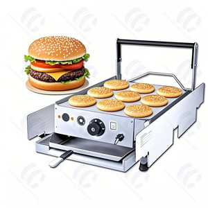 Machine à griller les paninis à double couche, machine à réchauffer les hamburgers, machine à griller les hamburgers pour les restaurants de restauration rapide - Product Image 4