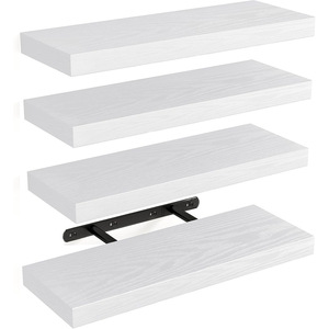 Estantes Flotantes Modernos <span class=keywords><strong>de</strong></span> <span class=keywords><strong>Madera</strong></span> Resistente, Juego <span class=keywords><strong>de</strong></span> Estantes <span class=keywords><strong>de</strong></span> Pared <span class=keywords><strong>de</strong></span> 36 Pulgadas, 2 Soportes Invisibles <span class=keywords><strong>para</strong></span> Baño, Sala <span class=keywords><strong>de</strong></span> Estar, Cuarto <span class=keywords><strong>de</strong></span> Niños, 8 Pulgadas - Product Image 4