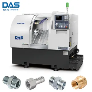 China automatic milling machine 3 axis small slant bed turning metal bench lathe machine motor mini lathe