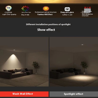Projecteur COB anti-éblouissement de haute qualité, moderne, à spectre complet, pour éclairage mural et encastré au plafond, LED, pour entrepôt intérieur
