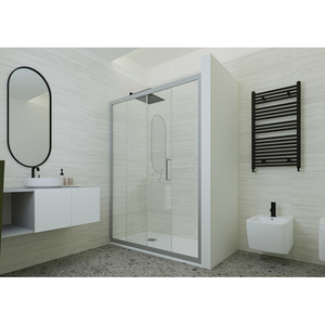 SILVER \ "ZETA \" Porte fixe et coulissante à une feuille 100-110 cm Ap.47 Outil de tournage - Product Image 2