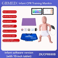 Simulador de RCP para Bebés al por Mayor, Modelo de Reanimación de Plástico con Software para Enseñanza Médica y Escolar