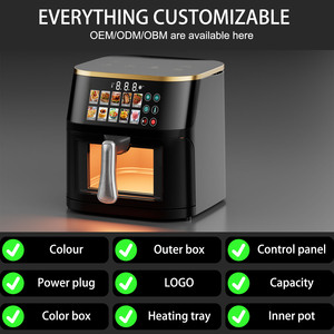 <span class=keywords><strong>Friggitrice</strong></span> <span class=keywords><strong>ad</strong></span> <span class=keywords><strong>Aria</strong></span> Digitale Intelligente 6L 8L 12L 14L <span class=keywords><strong>Grande</strong></span> Capacità Multifunzione per Casa - Product Image 5