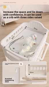 Multi-Functional Foldable Baby Changing Table with Adjustable Height & Bathtub | Newborn Diaper Nursing Station - Product Image 2