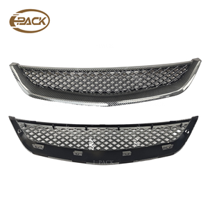 Griglia Anteriore Cromata I-Pack Auto Parts per <span class=keywords><strong>Honda</strong></span> Civic 2001-2005, Griglia Paraurti Anteriore - Product Image 3